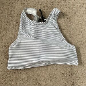 Gap High Neck Tie Back Bikini Top